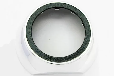 Капачка за лупа 2.5" Audi Design, полукръгла хром с черно D=13cm Капачка за лупа 2.5" Audi Design, полукръгла хром с черно D=13cm