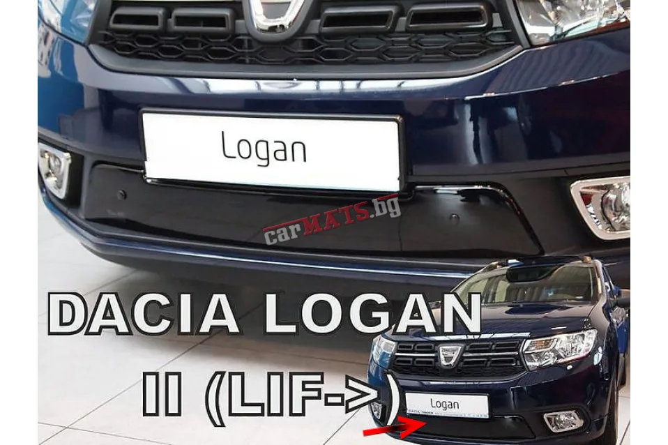 Зимен дефлектор (протектор) за решетка HЕКО за Dacia Logan (2017-2020) Зимен дефлектор (протектор) за решетка HЕКО за Dacia Logan (2017-2020)