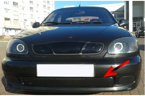 Зимен дефлектор (протектор) за решетка HЕКО за Daewoo Lanos (1997-2002) - down