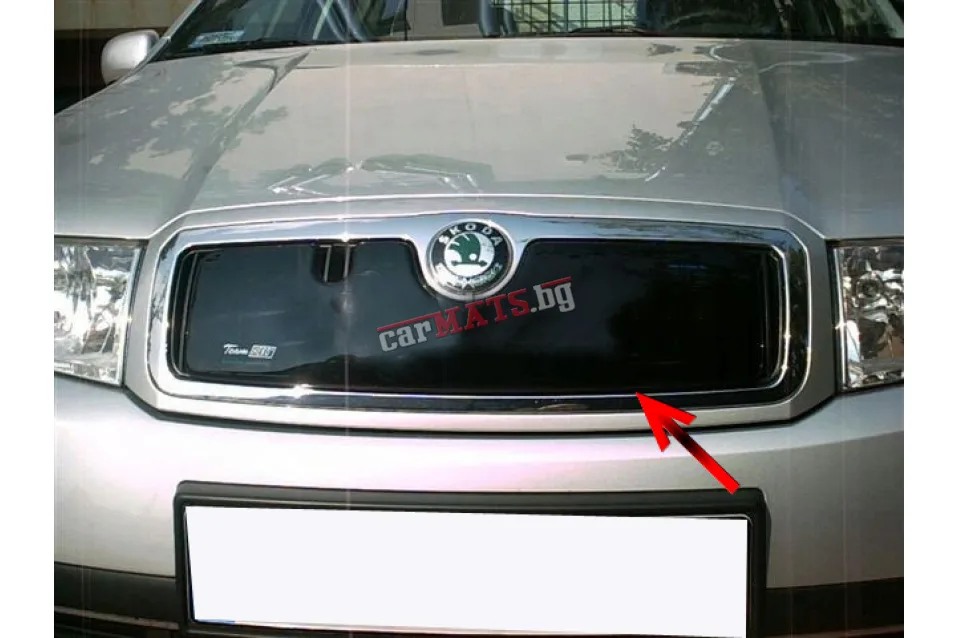 Зимен дефлектор (протектор) за решетка HЕКО за Skoda Fabia (1999-2007) Зимен дефлектор (протектор) за решетка HЕКО за Skoda Fabia (1999-2007)
