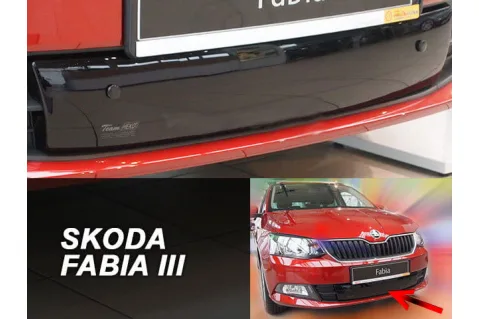 Зимен дефлектор (протектор) за решетка HЕКО за Skoda Fabia (2015-2018) - down