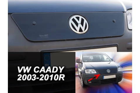 Зимен дефлектор (протектор) за решетка HЕКО за VW Caddy (2003-2010) - upper