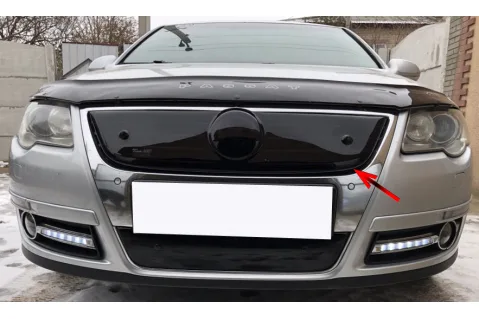 Зимен дефлектор (протектор) за решетка HЕКО за VW Passat B6 (2005–2010)