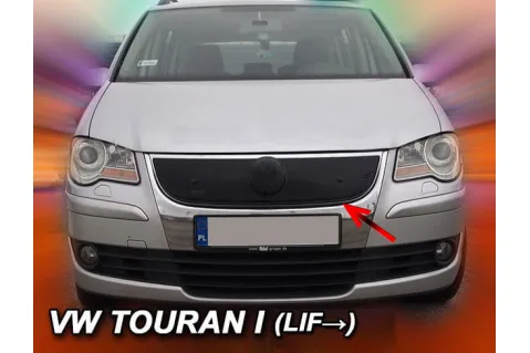 Зимен дефлектор (протектор) за решетка HЕКО за VW Touran (2006-2010) - upper
