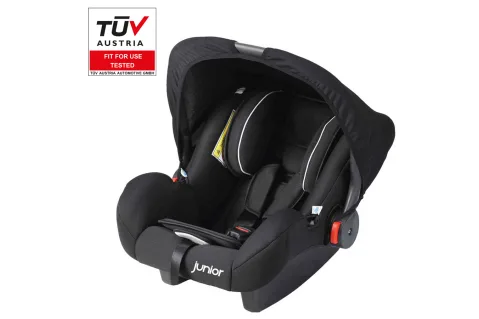 Бебешко столче за кола с дръжка Petex Junior - Bambini - черен цвят