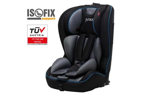Детско столче за кола Petex Junior - Premium Plus Black