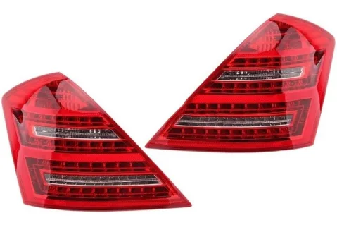 Диодни стопове за Mercedes S-Class W221 (2005-2011) - фейслифт дизайн W222 с бягащ мигач