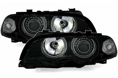 Кристални фарове ANGEL EYES за BMW 3 Серия E46 (1999-2003) - купе - кабрио