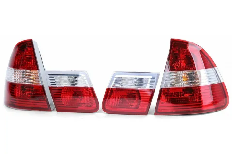 Кристални стопове за BMW 3 Серия E46 (1999-2005) - хром - комби