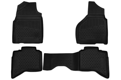 Гумени стелки REIN за Dodge RAM 1500/ 2500/ 3500 (2012-2018) - тип леген - Quad cab (USA)