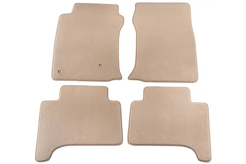 Мокетни стелки Petex за Toyota Land Cruiser J120 (2003-2009) - 5 врати - Бежови - Comet