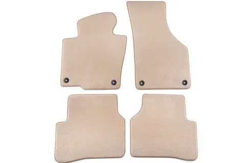 Мокетни стелки Petex за Volkswagen Passat B6 (2005-2010) - Бежови - Comet