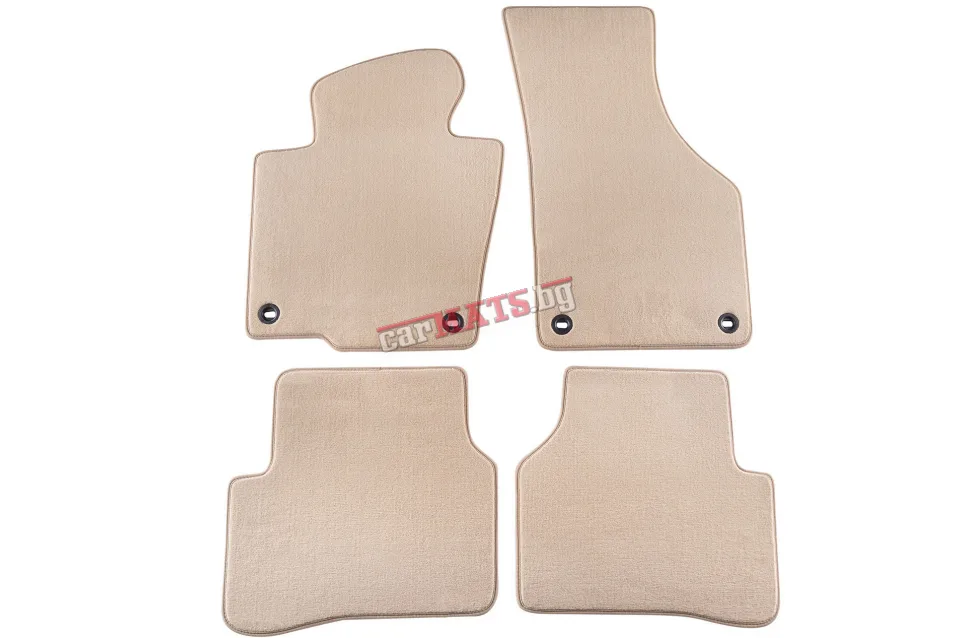 Мокетни стелки Petex за VW Passat B6 (2005-2010) - Бежови - Comet Мокетни стелки Petex за VW Passat B6 (2005-2010) - Бежови - Comet