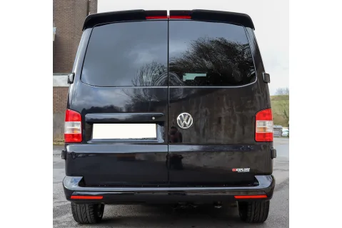 Спойлер антикрило за Volkswagen Transporter T6 (2016-2024) с двойна врата - черен гланц