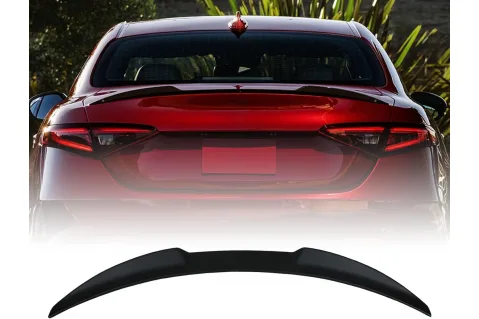 Спойлер за багажник за Alfa Romeo Giulia (2015+) - черен гланц