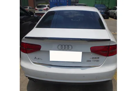 Спойлер за багажник за Audi A4 B8 (2009-2012) - M4 Style - черен гланц