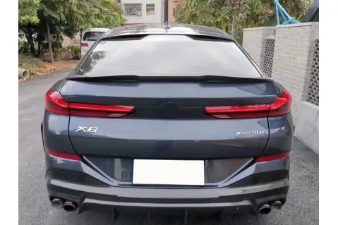 Спойлер за багажник за BMW X6 G06 (2020+) - черен гланц