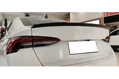 Спойлер за багажник за Skoda Octavia (2020+) - Blade Style - черен гланц