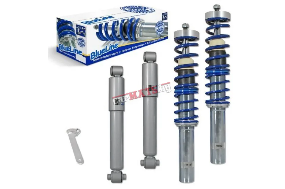 Спортно / Регулируемо окачване за Peugeot 206 (1998-2012) - Син - (COILOVERS) Спортно / Регулируемо окачване за Peugeot 206 (1998-2012) - Син - (COILOVERS)