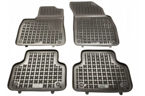 Гумени стелки Rezaw-Plast за Audi Q7 (2015-2026) - тип леген - 7 seats, designed to two rows of seats