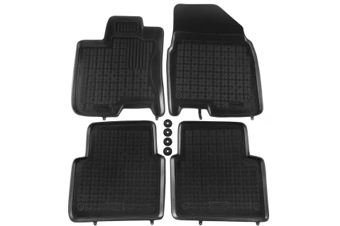 Гумени стелки Rezaw-Plast за Nissan Qashqai +2 (2007-2013) - тип леген