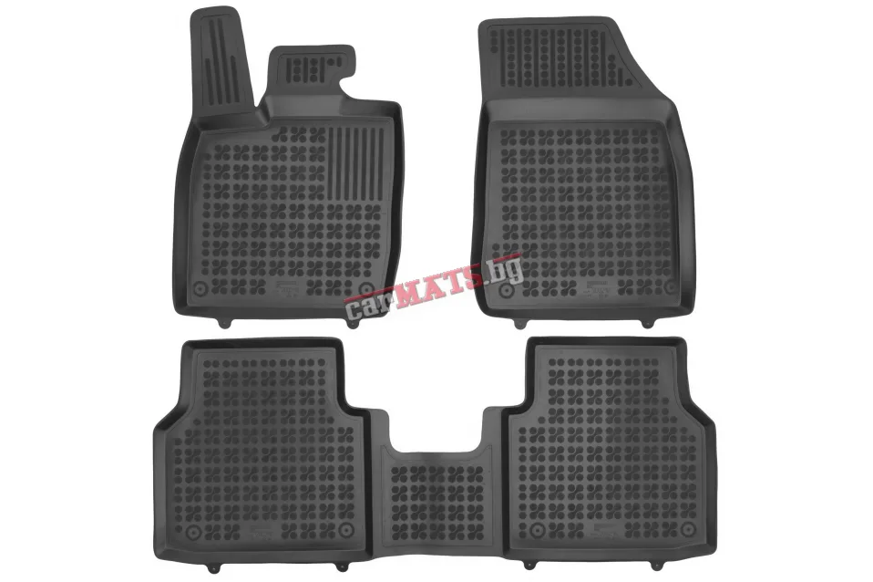 Гумени стелки Rezaw-Plast за Skoda Enyaq iV (2020+) - тип леген Гумени стелки Rezaw-Plast за Skoda Enyaq iV (2020+) - тип леген