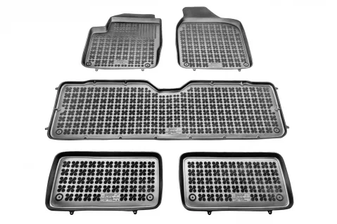 Гумени стелки Rezaw-Plast за Volkswagen Sharan (1996-2010) - тип леген за 1, 2 и 3 ред седалки