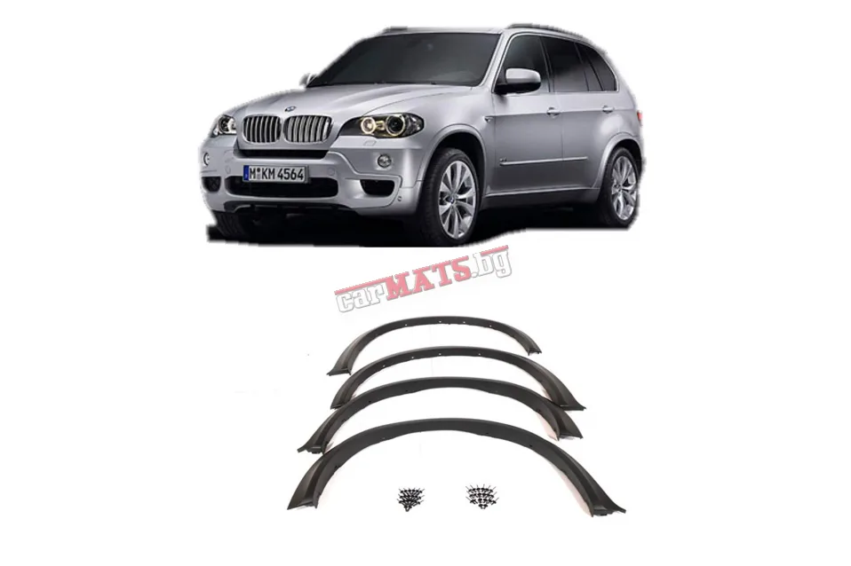 Вежди за калник - раздувки за BMW X5 E70 (2007-2015) - M-Tech Вежди за калник - раздувки за BMW X5 E70 (2007-2015) - M-Tech