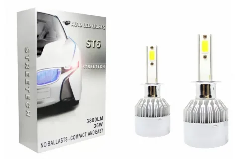 Лед крушки - Led система Н1 за фарове - 7600 Лумена, 36W - COB 6000K