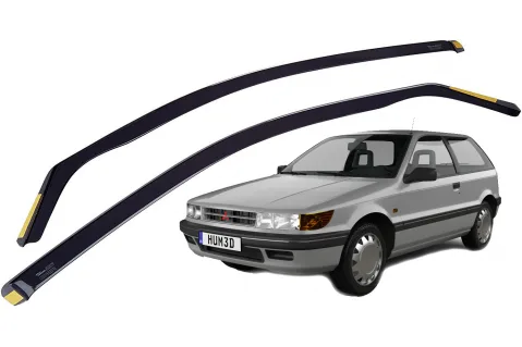 Ветробрани HEKO за Mitsubishi Colt (1988-1992) - 3D
