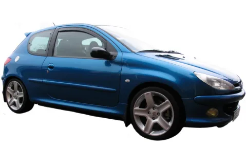 Ветробрани HEKO за Peugeot 206 (1998-2012) - 3D
