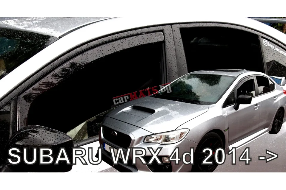 Ветробрани HEKO за Subaru WRX (2014-2021) - 4D - Предни Ветробрани HEKO за Subaru WRX (2014-2021) - 4D - Предни