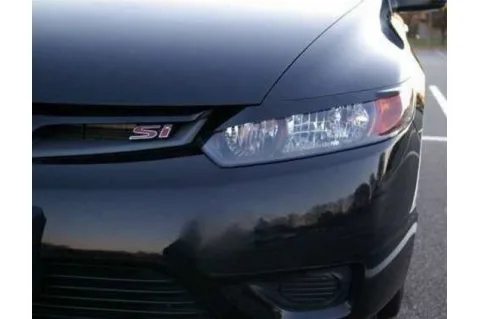 Вежди за фарове за Honda Civic (2006-2012) - 2 врати - Черни