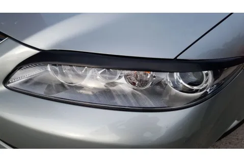 Вежди за фарове за Mazda 6 (2002-2009) - Черни