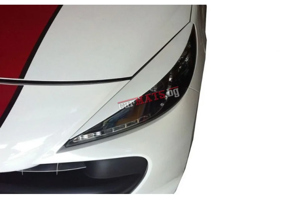 Вежди за фарове за Peugeot 207 (2007-2014) - EU - Черни Вежди за фарове за Peugeot 207 (2007-2014) - EU - Черни