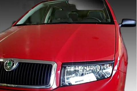 Вежди за фарове за Skoda Fabia (1999-2007) - EU - Черни